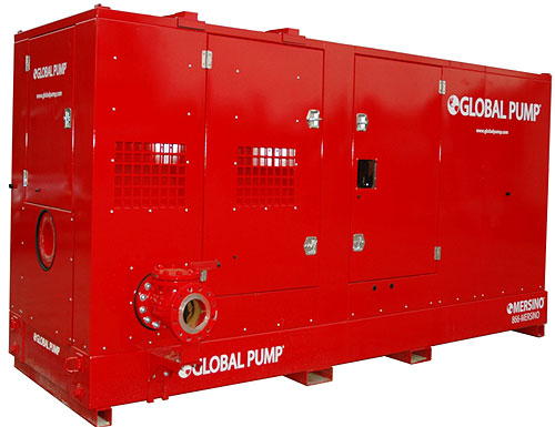 Agregat pompowy Global Pump wyciszony, w obudowie dźwiękochłonnej